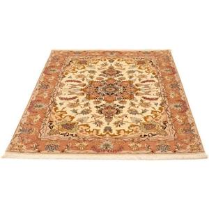 morgenland Teppich "Täbriz 50 Raj Teppich handgeknüpft beige", rechteckig, handgeknüpft