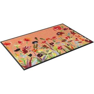 Wash+dry by Kleen-Tex Mat Wildflowers Inloopmat, motief bloemen, antislip, wasbaar