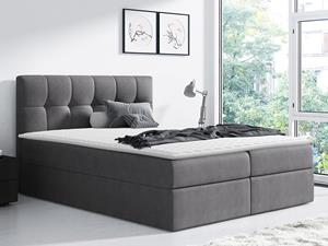 Mobistoxx Boxspring RINNO 180x200 cm grijs