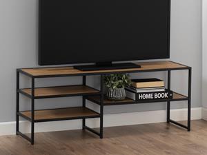 Mobistoxx Tv-meubel SCALA 120 cm wilde eik/zwart