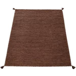 Teppich Kilim 210, Paco Home, rechteckig, Höhe: 12 mm, Handgwebt, Flachgewebe, reine Baumwolle, handgewebt, Uni Farben