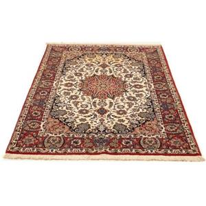 morgenland Teppich "Isfahan Teppich handgeknüpft beige", rechteckig