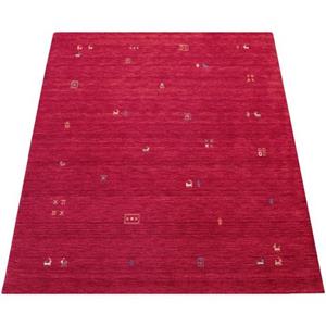 Paco Home Wollen kleed Gabbeh 312 Korte pool, met de hand geweven, zuivere wol, gabbeh-stijl, woonkamer