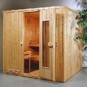 Elementen sauna Classic 1,  201 x 139 x 198 cm.