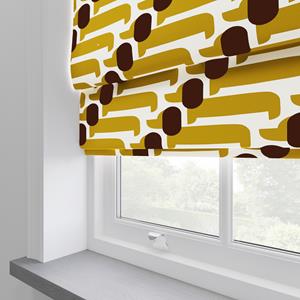 Illumin8 Orla Kiely - Vouwgordijnen - Hondenshow Geel