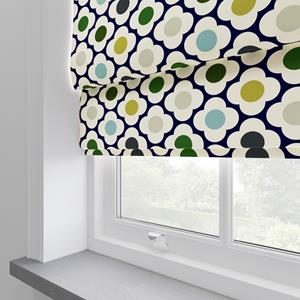 Illumin8 Orla Kiely - Vouwgordijnen - Vlek Bloem Ditsy Blauw Multi