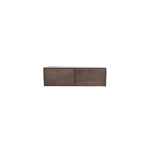 Het Steigerhouthuis Zwevend tv meubel Vision Walnut | 120 cm