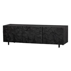 BePureHome Tv-Meubel Counter - Mango - Zwart - 50x176x45