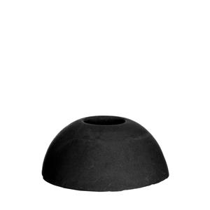Kandelaar bol zwart dia. 7 x H 3 cm - 