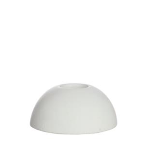 Kandelaar bol wit dia. 7 x H 3 cm - 