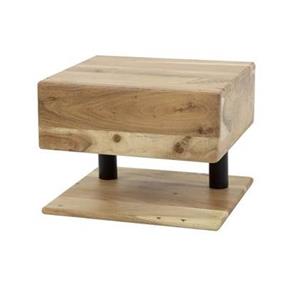 Hoyz Collection Hoyz - Nachtkastje 1L Shelve - Massief Acacia Naturel