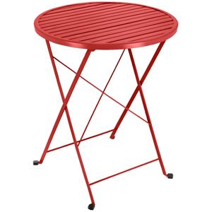 PULSIVA Klapptisch Fold rond; 61x71 cm (ØxH); rood; rond