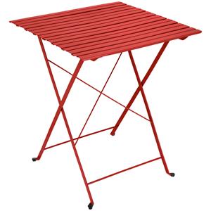 PULSIVA Klapptisch Fold vierkant; 61x61x71 cm (LxBxH); rood; vierkant