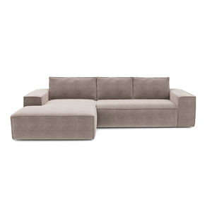 SIA Home Hoekslaapbank Joan links velvet met dunlopillo matras | 