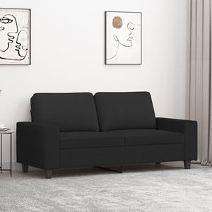 Vida XL Tweezitsbank 140 cm stof zwart SKU: 359395