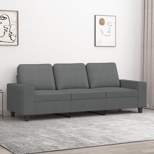 Vida XL Driezitsbank 180 cm stof donkergrijs SKU: 359400