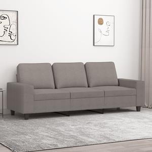 Vida XL Driezitsbank 180 cm stof taupe SKU: 359406