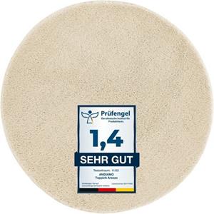 Andiamo Badematte "Arezzo", Höhe 16 mm, rutschhemmend beschichtet, schnell trocknend-fußbodenheizungsgeeignet, Uni Farben, weich & kuschelig, als rechteckig & rund erhältlich