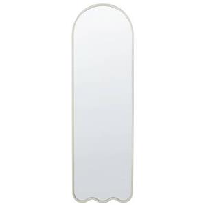 Beliani  BUSSY - Wandspiegel - Wit - 45 x 145 cm - Metaal