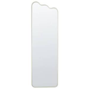 Beliani  ABZAC - Wandspiegel - Wit - 45 x 145 cm - Metaal