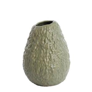 Light & Living Light&living Vaas deco 22,5x22x29,5 cm AVOCADO keramiek olijf groen