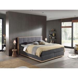 Places of Style Boxspringbett Vinton, aus massiver Eiche, verschiedene Härtegrade (auch H4)