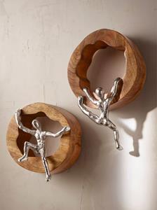 Wanddecoratie innaturel/zilverkleurig van heine home