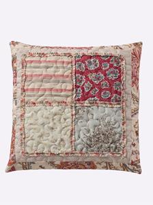 Sprei inecru/bessenrood van heine home