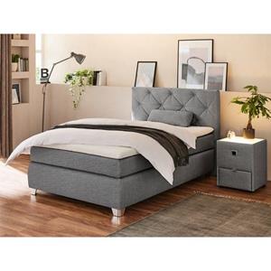Jockenhöfer Gruppe Boxspring Finja met topmatras en sierkussen