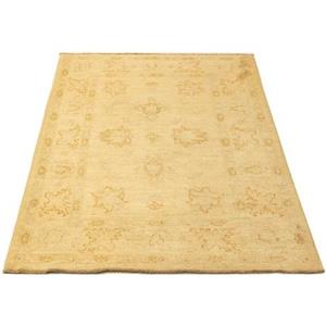 morgenland Wollteppich "Farahan Teppich handgeknüpft beige", rechteckig
