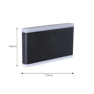 LINDBY Smart LED buitenwandlamp Elvi, CCT, RGB, Tuya, IP54