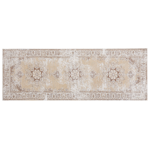 BELIANI Vloerkleed vintage beige 60 x 180 cm ALMUS