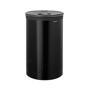 Brabantia Wasbox - 60 liter - kunststof deksel - Matt Black / Dark Grey 242380