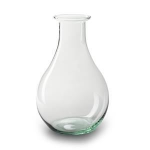 Jodeco Bloemenvaas Theresa - helder transparant - eco glas - D15 x H25 cm - Sierlijk -