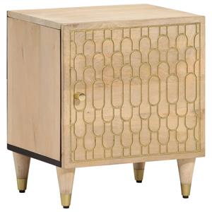 vidaXL Nachtkastjes 2 st 40x33x46 cm massief mangohout