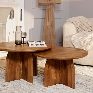 Het Steigerhouthuis Salontafel Tense | 80 cm | Rond