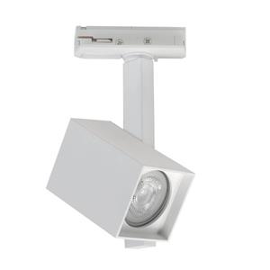 Highlight 1-fase vierkante railspot Oslo wit - GU10 S7019.00