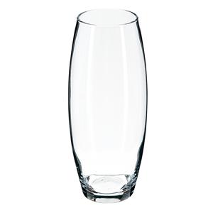 Atmosphera bloemenvaas Ovaal model - transparant - glas - H26 x D11 cm -