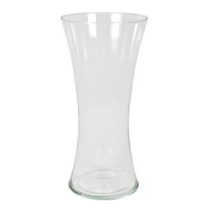 Gerimport Bloemenvaas/vazen van transparant glas x 18 cm -