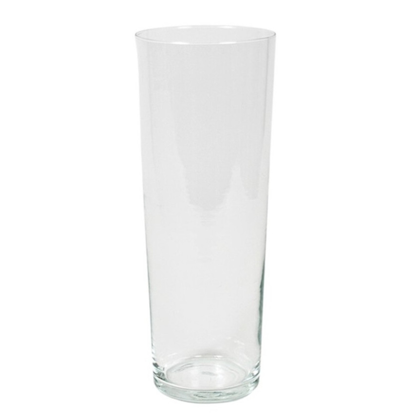 Gerimport Bloemenvaas/vazen van transparant glas x 15 cm -