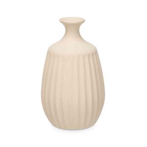 Giftdecor Bloemenvaas Antique Athena - creme wit - keramiek - D21 x H39 cm -