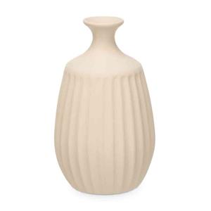 Giftdecor Bloemenvaas Antique Athena - creme wit - keramiek - D27 x H48 cm -
