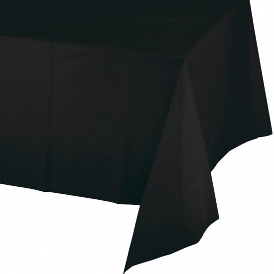 Creative Converting Tafelkleed zwart 274 x 137 cm -