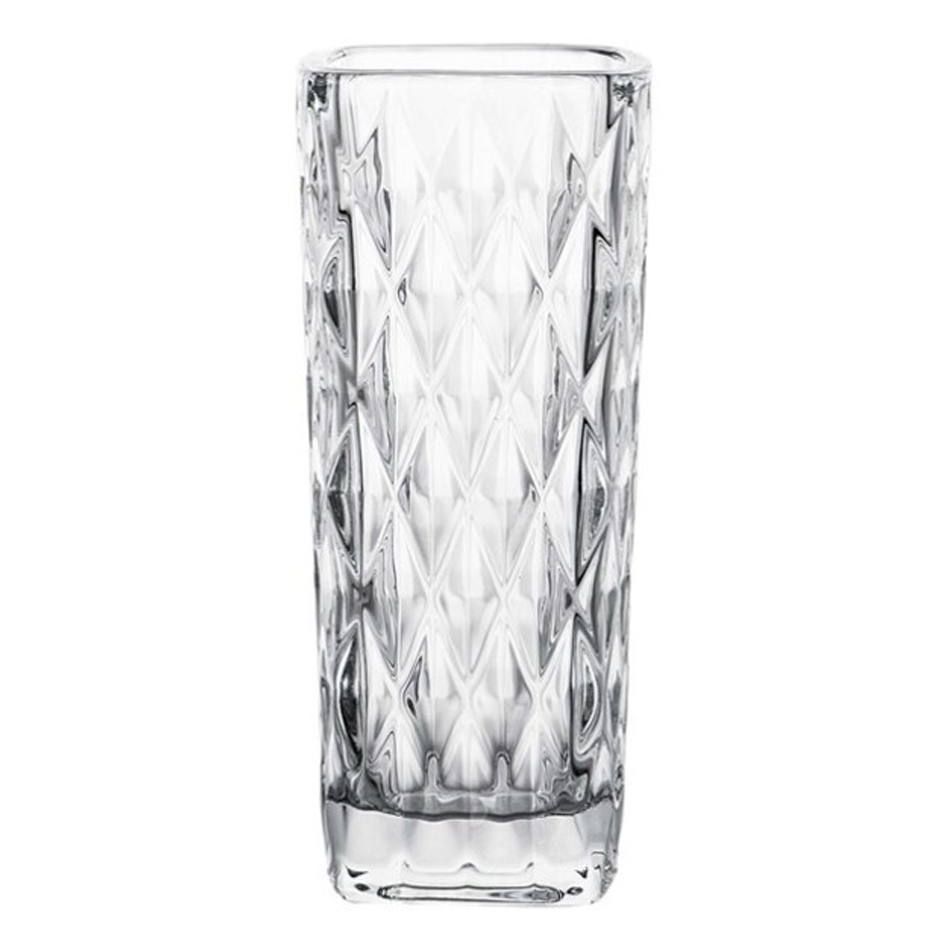 Gerimport Bloemenvaasje - voor kleine stelen/boeketten - helder glas - D6 x H15 cm -