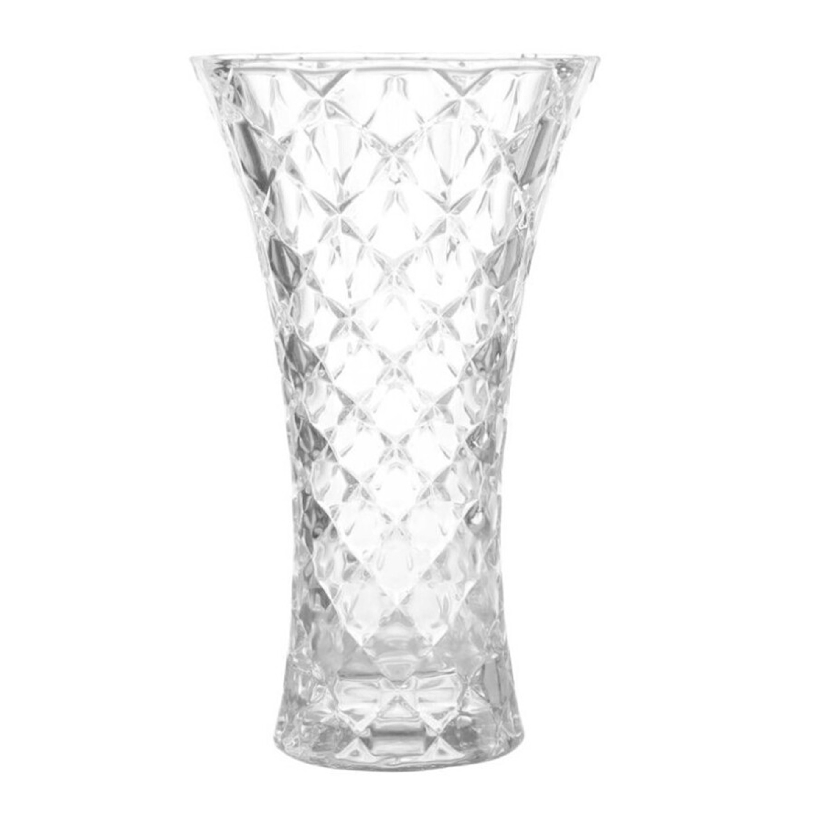 Gerimport Bloemenvaas - helder glas - D15 x 25 cm -