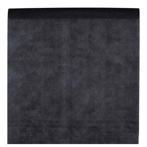 Santex Tafelkleed op rol - polyester - zwart - 120 cm x 10 -