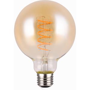 BES LED LED Lamp - Filament - Trion Spiro - E27 Fitting - 7W - Zeer Warm Wit - 1800K - Dimbaar - 400 lumen