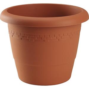 Hega Hogar Bloempot/plantenpot terra cotta kunststof diameter 30 cm -