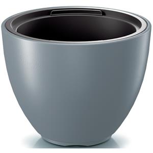 Prosperplast Plantenpot/bloempot Sevilla - buiten/binnen - kunststof - lichtgrijs - D39 x H30 cm -