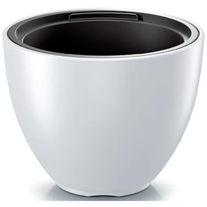 Prosperplast Plantenpot/bloempot Sevilla - buiten/binnen - kunststof - wit - D39 x H30 cm -